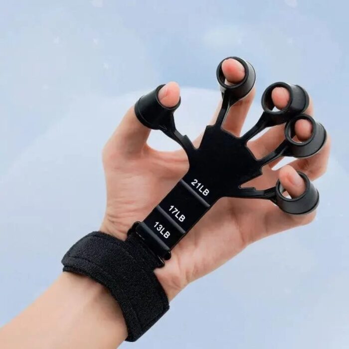 Silicone 5-Finger Trainer for Strength and Recovery