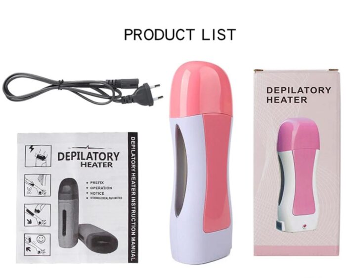 "3-in-1 Portable Wax Heater Machine Electric Depilatory Roller Hair Remover"